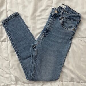 Zara Light Blue Skinny Jeans